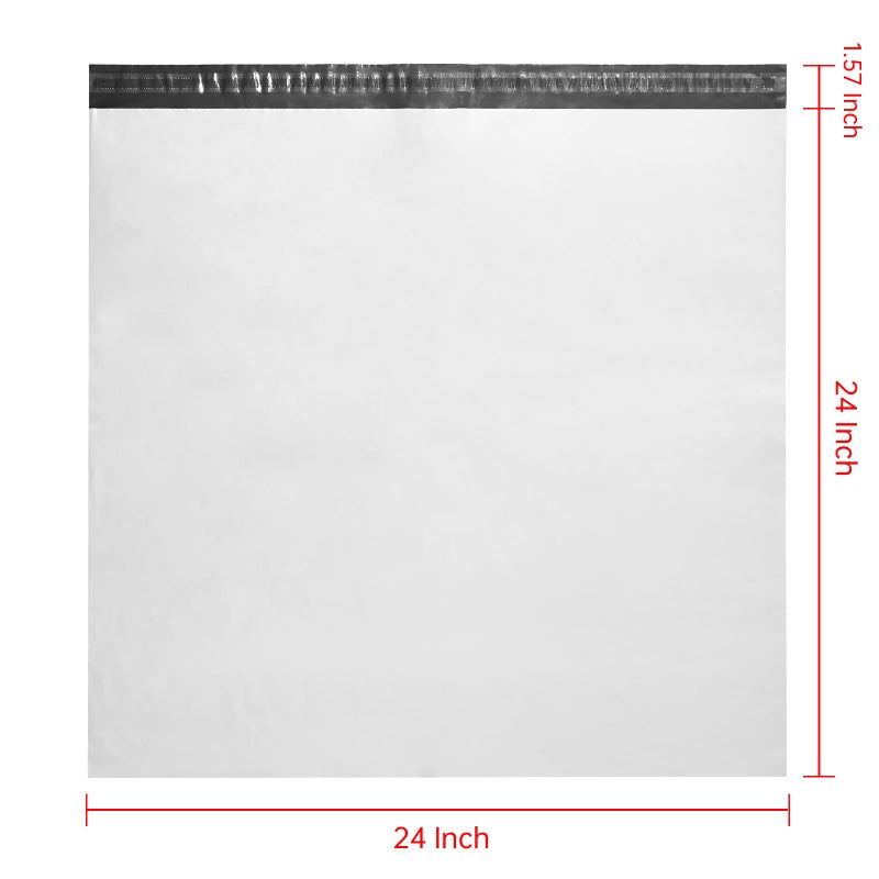 Progo 100 ct 24x24 Extra Large Self-seal Poly Mailers. Tear-proof, Water-resistant and Postage-saving Lightweight Plastic Shipping Envelopes/Bags 24 x 24 Inch. - Image 3